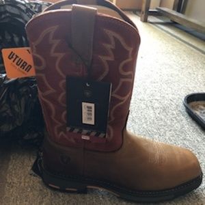 Mens Ariat steel toe work boots